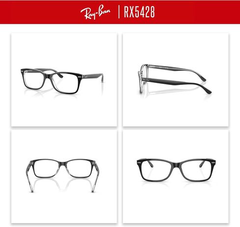 نظارات راي بان RX5428 مربعة الشكل للرجال والنساء + مجموعة نظارات Wirh Designer iWear in Saudi Arabia