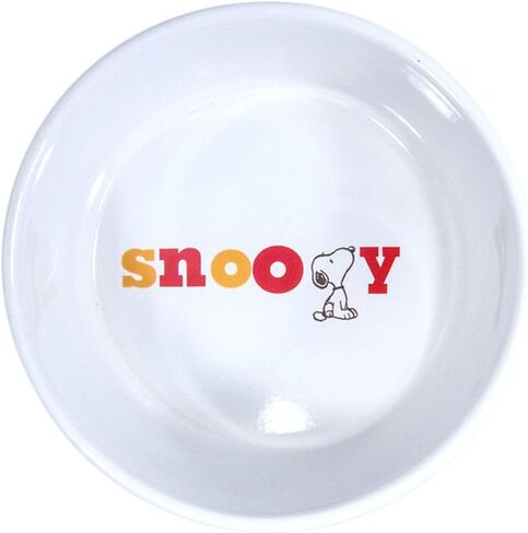 Peanuts Snoopy, Woodstock & Charlie Brown Dog Food Bowl - Heavy Stoneware Pet Dish (5" Wide) in Saudi Arabia