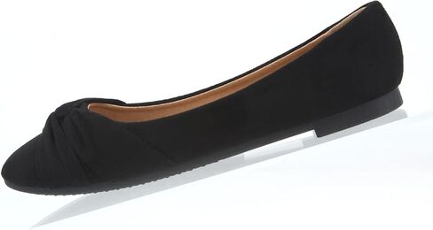 حذاء نسائي من MUSSHOE بدون كعب مريح للنساء ذو سلاسل مريحة بدون كعب حذاء مسطح بمقدمة مدببة للنساء in Kuwait