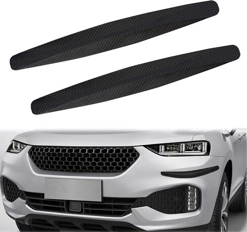 2 PCS Bumper Guard Strip, Car Bumper Guard, Front Bumper Decorative Strip, Car Bumper Anti-Scratch Strips for Cars SUV Pickup Truck (Black) in Saudi Arabia