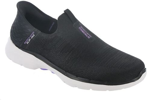 حذاء Skechers Go Walk 6 Fabulous View بدون استخدام اليدين، رمادي 10 B (M) in Saudi Arabia