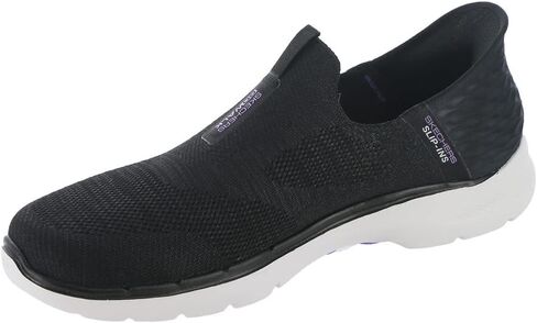 حذاء Skechers Go Walk 6 Fabulous View بدون استخدام اليدين، رمادي 10 B (M) in Saudi Arabia