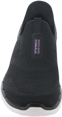 حذاء Skechers Go Walk 6 Fabulous View بدون استخدام اليدين، رمادي 10 B (M) in Saudi Arabia
