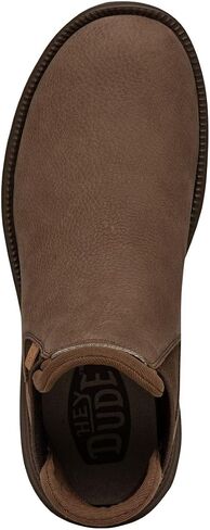 Hey Dude Branson Boot Craft Leather Brown Size 9 | Men's Boots | Men's Pull on Boots | Comfortable & Light-Weight in Saudi Arabia