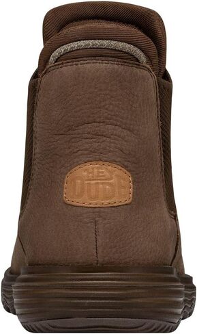 Hey Dude Branson Boot Craft Leather Brown Size 9 | Men's Boots | Men's Pull on Boots | Comfortable & Light-Weight in Saudi Arabia
