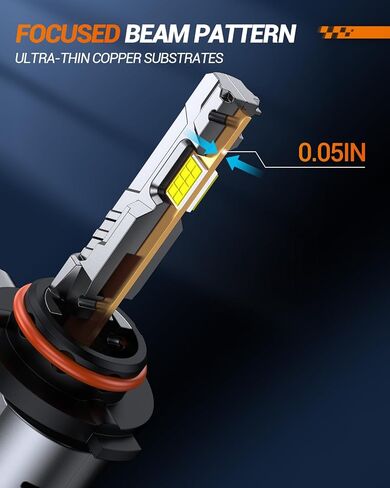 SEALIGHT H1 Fog Light Bulbs 36000LM 6500K Cool White 1:1 Design 50000+ Lifespan, 5 Mins Installation, Pack of 2 in Saudi Arabia