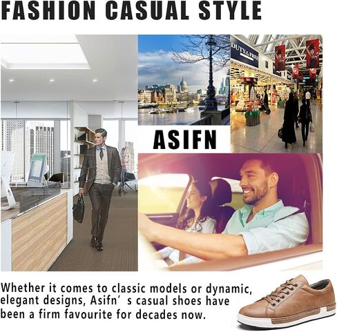 Men Leather Casual Shoes Lace-up Oxford Fashion Non-Slip Flats Trendy Business Comfortable Sneakers in Kuwait