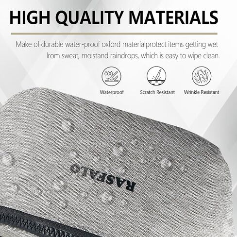 حقيبة Fanny Pack & Crossbody للرجال نساء ، حزم الخصر الأزياء حقيبة حزام قابلة للتعديل للرياضة ، التمرين ، السفر ، الركض ، المشي لمسافات طويلة خالية من الهواتف (النمط 03 ، الأسود) in Kuwait