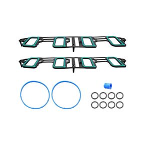 Intake Manifold Gasket Fit for Chevrolet Silverado Savana Express Suburban GMC Sierra Cadillac Escalade 2007-2016 6.0L 6.2L Engine Replace MS25702VR MS19598 MS97126