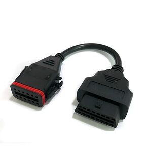 OBD2 Diagnostic Cable for Komatsu 12 Pin for Cummins Inline6 Adapter Cable, OBD II Cable Diagnostic Connect Cable Wire Line