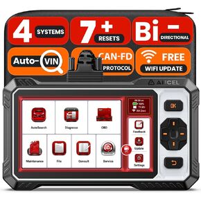 ANCEL OBD2 Scanner FX6000 Bidirectional Scan Tool for ABS/SRS/Transmission/Enigne, Car Diagnostic Scanner with Active Test, Oil/Brake/SAS/Throttle/BMS Reset/ABS Bleeding/Gear Learning, Auto VIN