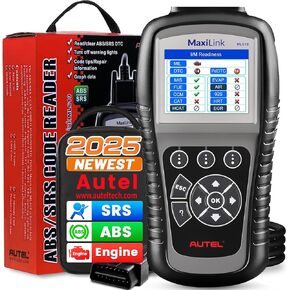 Autel Maxilink ML619 OBD2 Scanner, New Autel Scanner Upgraded Version of AL519/AL619, Code Reader with ABS SRS Diagnoses for Warning Light Turn Off (Including MIL), Graphs Data, 10 OBD2 Test Modes