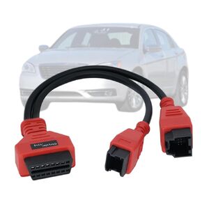 12+8 Adapter Cable for Chrysler FCA 12 8 Gateway Security Bypass Connector for Autel Maxisys Connector,Fit for Chrysler After 2018,Compatible with Jeep Gladiator/Wrangler JL,Ram1500/TRX Vehicles