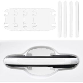 8PCS Car Door Handle Scratch Protector, Door Handle Protectors for Vehicles, Waterproof Anti-Scratches Car Door Cup Stickers, Universal Exterior Door Handle Car Accessories Fit Most Models