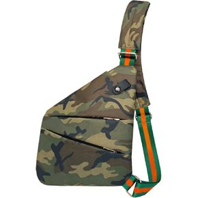 حقيبة حبال صغيرة من Dyalsa للنساء ، Canvas Fanny Pack Crossbody Bags Coasouflage Bag مع حزام in Kuwait