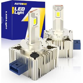 AUTOONE 2025 Upgraded D3S D3R Bulbs, 900% Brighter D3S Bulbs, 32000 Lumens 6000K Brightest D3S Fog Light, 50000 Hours Longer Lifespan