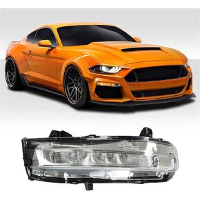 labwork Replacement for Mustang 2018-2020 Right Passenger Side Bumper Front Fog Light DRL With Turn Signal FO2521197 JR3Z13200B