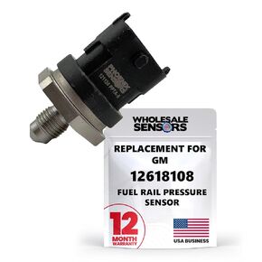 استبدال GM 12618108 حقن الوقود استشعار ضغط السكك الحديدية مستشعر 12 شهر