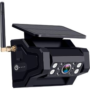 Magnetic Solar Backup Camera Portable - Easy Install Night Vision Waterproof for Pemacom P15 System