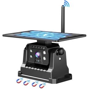 FEISIKE Magnetic Solar Wireless Backup Camera for 7IN Monitor