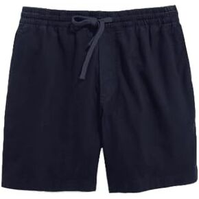 vineyard vines Men's 7-inch Pull On Cotton Linen Shorts, Nautical Navy, Medium