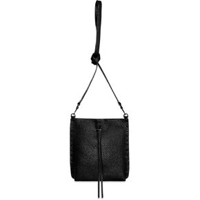 REBECCA MINKOFF Darren N/S Crossbody, Black Shellac Hardware