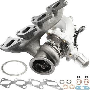 55565353 Turbo TurboCharger مع مجموعة طوقا متوافقة مع Chevy Chevrolet Cruze 2011-2015 & Sonic 2012-2020 & Trax 2013-2021 & Buick Encore 2013-2021 1.4L ، استبدل OE 55565353