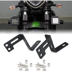 Xitomer 4mm Steel Auxiliary Light Mount, Fit for Vulcan S 650 2024 2023 2022 2021 2020 2019 2018 2017 2016 2015-2024, Motorcycle Auxiliary Light Bracket Led Light Mounts