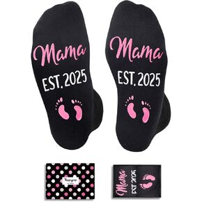 HAPPYPOP Pregnancy Gifts for Mom To Be - New Mother Comfortable Socks for Pregnant Women on Mother's Day, Labor and Delivery Socks