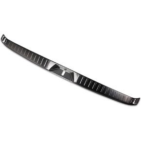 Beautost Fit لـ Toyota 2021 2022 2023 2024 2025 Sienna الخلفية داخل غطاء صفيحة العتبة المصد يقطع الفولاذ المقاوم للصدأ (ألياف الكربون أسود)