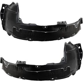 TRQ Front Inner Fender Liner Set Compatible with 2012-2014 Honda CR-V HO1248155 HO1249155 HO1249173
