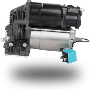 Airmatic Air Suspension Compressor Air Pump Kit Replacement 2213201604 2213200704 for Mercedes Benz W221 S350 S400 S550 S600 S63 AMG C216 CL550 CL600 CL63 AMG CL65 AMG