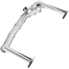 1 Pc Heater Hose for Land Rover Range Rover Discovery LR4 Lower Coolant Water Heater Manifold Tube Pipe No.LR041788 Silver Tone Metal