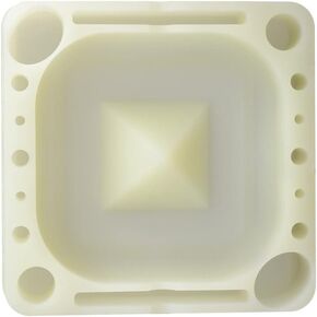 Pulsar Tap Tray Silicone Ashtray - 5.25"x5.25" - Glow in the Dark