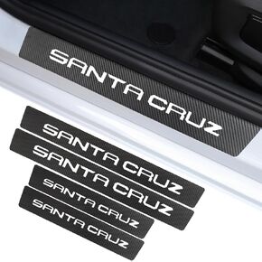 Cotree for Santa Cruz Door Sill Protector Accessories, Car Door Entry Guard Decoration Stickers