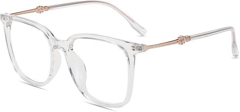 Firmoo Oversized Blue Light Blocking Glasses, Big Frame Square Nerd Eyeglasses Computer Screen Glasses in Kuwait