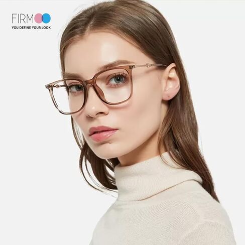 Firmoo Oversized Blue Light Blocking Glasses, Big Frame Square Nerd Eyeglasses Computer Screen Glasses in Kuwait
