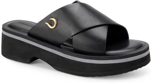 Aerosoles Women's Charlie Slide Sandal, Eggshell, 6 in Saudi Arabia