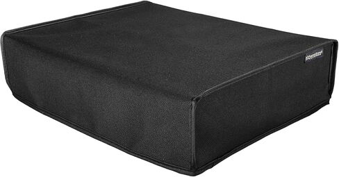 eXtremeRate Black Horizontal Dust Cover for Xbox One Console Custom Designed Double Layer Soft Neat Lining Waterproof Dustproof Precision Cut Easy Access Cable Port in Saudi Arabia