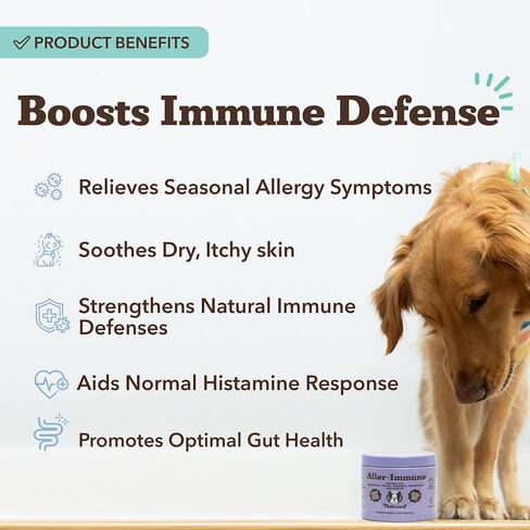 Natural Dog Company Probiotic Chews (90 Bites), Chicken Flavor, Helps with Digestion, Supports Immune System, Probiotics Supplement for Dogs of All Ages, Sizes & Breeds. in Kuwait