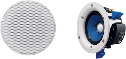 مكبر صوت ياماها NSIC800WH بقوة 140 واط ثنائي الاتجاه RMS - أبيض (2 مكبر صوت) in Kuwait