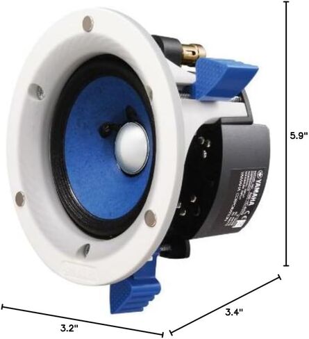 مكبر صوت ياماها NSIC800WH بقوة 140 واط ثنائي الاتجاه RMS - أبيض (2 مكبر صوت) in Kuwait
