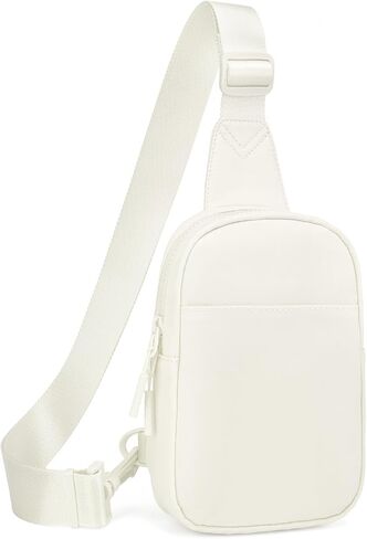 Small Sling Bag for Women Men Two-Way Zipper Crossbody Bag Fanny Pack Lightweight Chest Bag for Outdoors in Saudi Arabia