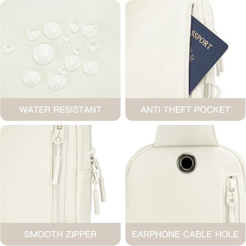 Small Sling Bag for Women Men Two-Way Zipper Crossbody Bag Fanny Pack Lightweight Chest Bag for Outdoors in Saudi Arabia