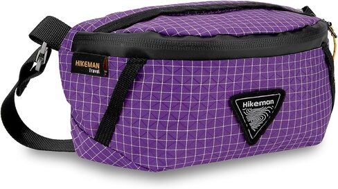 Hikeman Crossbody Fanny Pack للرجال المشي لمسافات طويلة حزم الخصر في الخارج حقيبة صدر متعددة الوظائف متصلة بأي حقيبة ظهر تحمل فاني حزمة للمشي على ركوب الدراجات غير الرسمي المشي لمسافات طويلة (رمادي) in Kuwait