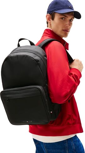 Tommy Hilfiger Mens Respreve Backpack ، Black in Saudi Arabia