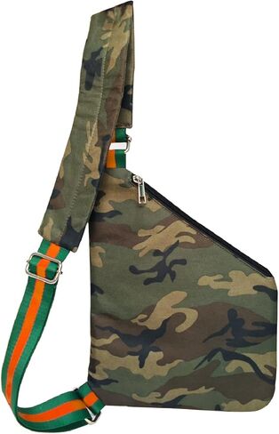 حقيبة حبال صغيرة من Dyalsa للنساء ، Canvas Fanny Pack Crossbody Bags Coasouflage Bag مع حزام in Kuwait