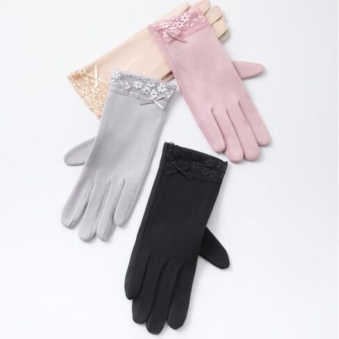 Inogih Womens Sun Gloves Cotton Full-Pinger UV Protection Touchnen Drivehes Ladings لركوب الدراجات الرياضية في الهواء الطلق in Kuwait