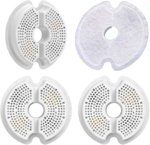 NEUCOMBBT 12 Pack Cat Water Fountain Filters with Sponges for 67oz/2l Pet Fountain Replacement Filter Compatible with AONBOY,iPettie & Wonder Creature Cat Fountain in Kuwait