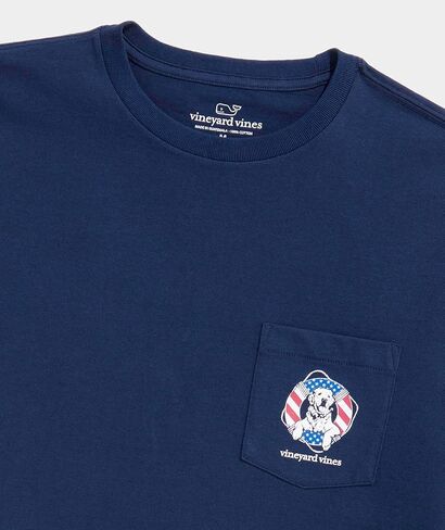 vineyard vines Men's USA Dog Life Ring Short-Sleeve Pocket Tee in Saudi Arabia